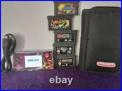 Nintendo Gameboy Micro bundle retro Metroid With 4 star wars And Metroid games