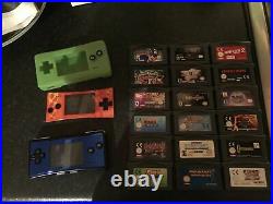 Nintendo Gameboy Micro bundle retro console with 18 Top Games