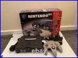 Nintendo N64 Console Boxed Comes Complete With Power & Controller Retro Gaming