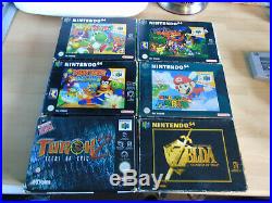 Nintendo N64 console and games bundle retro gaming