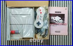Nintendo New Famicom NES Japan retro video game console AC adopter AV cable Box
