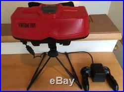 Nintendo Virtual Boy Console System Software 6 1995 Used rare retro game new F/S