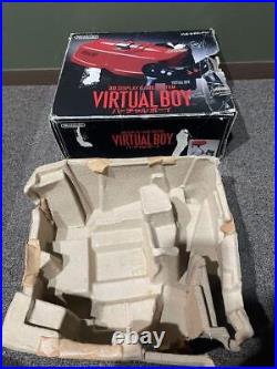 Nintendo Virtual Boy Console System Vintage Retro Game with Box, 9 Games Set Tested