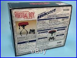 Nintendo Virtual Boy Console System with Box 1995 Unused rare retro game new