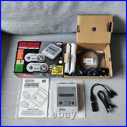 Official Boxed Genuine Nintendo SNES Classic Mini Bundle 2250 Retro Games