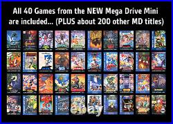 Official Genuine Nintendo SNES Classic Mini Bundle with 2250 Retro Games