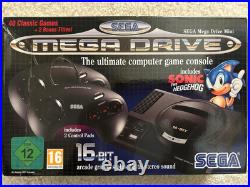 Official Sega Mega Drive Mini Classic Retro Console 40 Games DAMAGED BOX Official Sega Mega Drive Mini Classic Retro Console 40 Games DAMAGED BOX