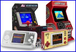Orb Mini Retro Handheld Games Console & Arcade Bundle 1 X 150 In-Built Games C