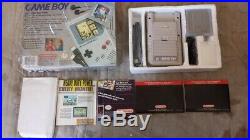Original Nintendo Game Boy gray System CIB Complete in Box Retro Portable Video