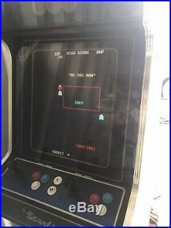 Original Retro Arcade Machine 60 Games Pac Man & Space Invaders Silver Line 1980