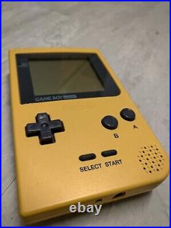 Original Retro Nintendo Game Boy Pocket Yellow. Unit In Perfect Condition