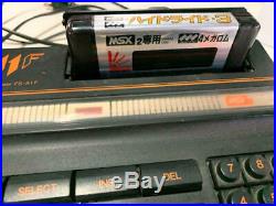 PANASONIC MSX2 FS-A1 controller Hydride 3 Used retro game Black