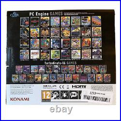 PC Engine CoreGrafx Mini Retro Console Compact Preloaded 50 Games Plug & Play