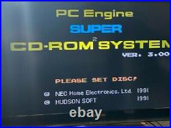 PC Engine DUO-R Console System Retro Video Game NEC PI-TG10 G2902