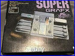 PC Engine Super Grafx Console System PI-TG4 NEC Black 1989 Retro Video Game