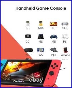 POWKIDDY X2 7inch IPS screen 32G handheld game console, 3000 Retro Games