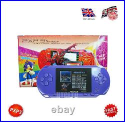 PXP3 HANDHELD 16 BIT DIGITAL RETRO GAME SYSTEM WITH 2.7 Inch TFT SCREEN (Blue)