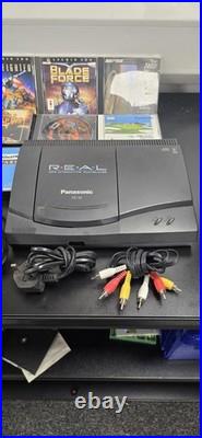 Panasonic 3DO FZ-10 E Console PAL UK Controller Cables, bundle retro + 7 games