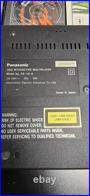 Panasonic 3DO FZ-10 E Console PAL UK Controller Cables, bundle retro + 7 games