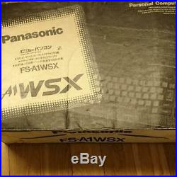 Panasonic MSX2+ FS-A1WSX Desktop Computer Console retro game used JUNK Black