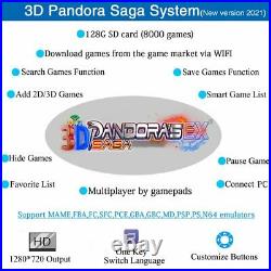 Pandora's Saga 30S Box 8000 in 1 3D WIFI Joysticks Retro Arcade Game Console
