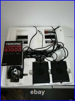 Philips Videopac g7000 games console & 2 games with original box Retro
