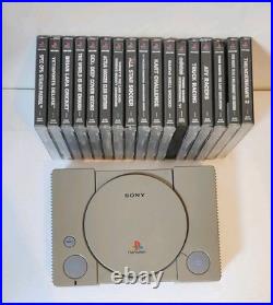 PlayStation 1 Console Bundle With 17 Games Retro 1990s Gaming SCPH 9002