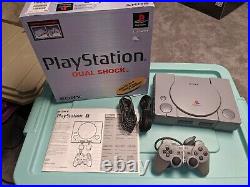 Playstation One PS1 Console CIB In Box SCPH-7501 Vintage Retro Video Game