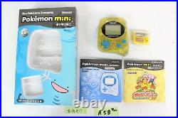 Pokemon Mini min-001 Uper blue Box Retro Game tested working Nintendo japan