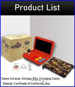 Powkiddy A13 Retro Game Console Machine Flip Top Portable Arcade 10.1 Screen