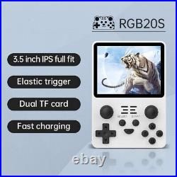Powkiddy RGB20S Handheld Retro Game Console 128GB 20000+ Games Dual TFT card