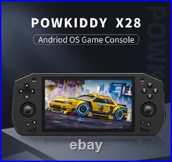 Powkiddy X28 Retro Handheld Console, 5.5-inch T618 Games Emulator Android