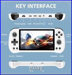 Powkiddy x55 white handheld games console 16GB + 128GB arcade retro style