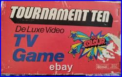 Prinztronic Tournament Ten De Luxe Video TV Game 1970s Retro Gaming Console Prinztronic Tournament Ten De Luxe Video TV Game 1970s Retro Gaming Console