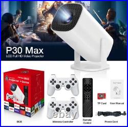 Projector P30MAX Retro Video Game Console with Wireless Controller 4K Ultra HD