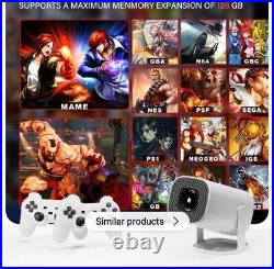 Projector P30MAX Retro Video Game Console with Wireless Controller 4K Ultra HD