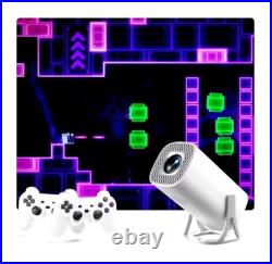 Projector arcade retro Game Console 64GB android wifi dual wireless controller Projector arcade retro Game Console 64GB android wifi dual wireless controller