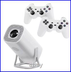 Projector arcade retro Game Console 64GB android wifi dual wireless controller