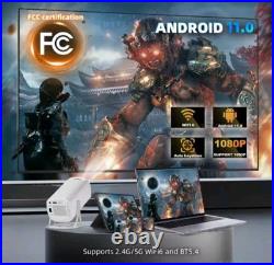 Projector arcade retro Game Console 64GB android wifi dual wireless controller