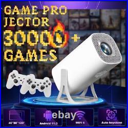 Projector arcade retro Game Console 64GB android wifi wireless controllers