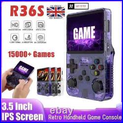 R36S Retro Handheld Video Game Console Linux 3.5 IPS Screen 15000+ games NEW UK