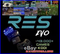 RES EVO Retro Games Console 64gb SNES megadrive Ps1 n64 Emulator Retropie 2xcon
