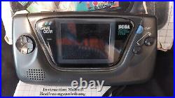 RETRO PORTABLE SEGA GAME GEAR HAND HELD WITH BOX (SPARES/PARTS) with games