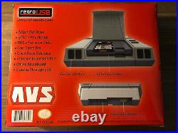 RETRO USB AVS HD NINTENDO NES SYSTEM With 2 8BITDO CONTROLLERS + 5 Famicom Games