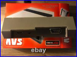 RETRO USB AVS HD NINTENDO NES SYSTEM With 2 8BITDO CONTROLLERS + 5 Famicom Games