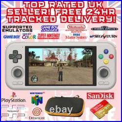 RETROID Pocket 4 PRO RP4 Retro Gaming Console 384GB SanDisk Extreme SD Grey RETROID Pocket 4 PRO RP4 Retro Gaming Console 384GB SanDisk Extreme SD Grey