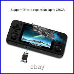 RG351M Video Game Console Retro Handheld Pocket 2000 Games Player (Black)