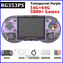 RG353PS 2.4G/5G Wifi Handheld Game Console Linux OS 64GB 5000+Retro Game Player