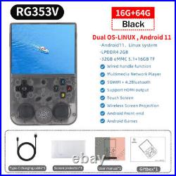 RG353V Retro Handheld Video Game Console Linux System 3.5 Inch IPS Screen 2024
