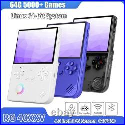 RG40XXV Retro Handheld Game Console 64G 5000+ Games RGB Joystick 64 Bit Linux RG40XXV Retro Handheld Game Console 64G 5000+ Games RGB Joystick 64 Bit Linux